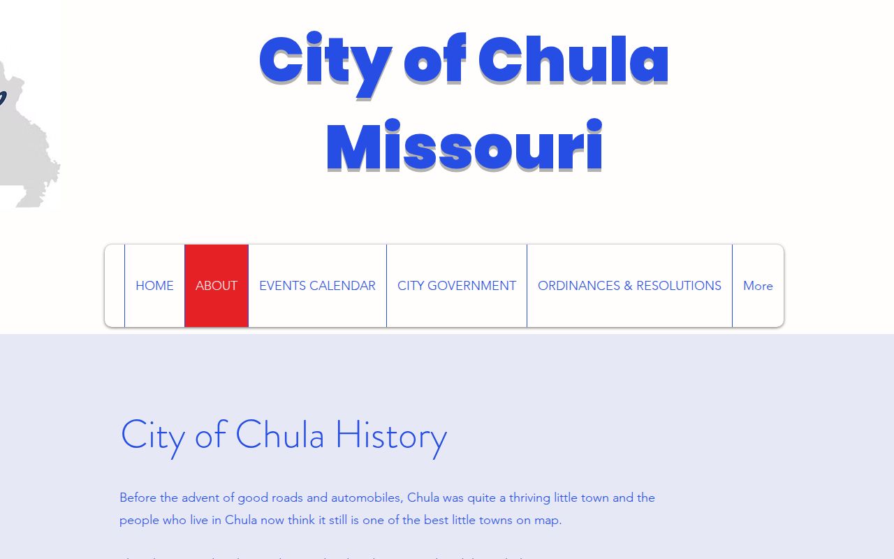 Chula court docket official city history source