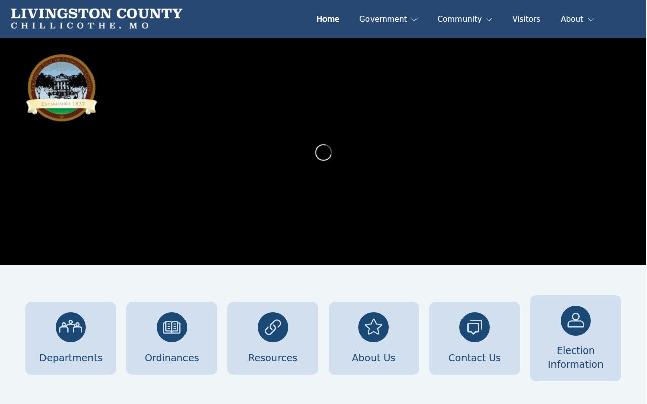 Livingston County court docket public-service entry on the official county homepage